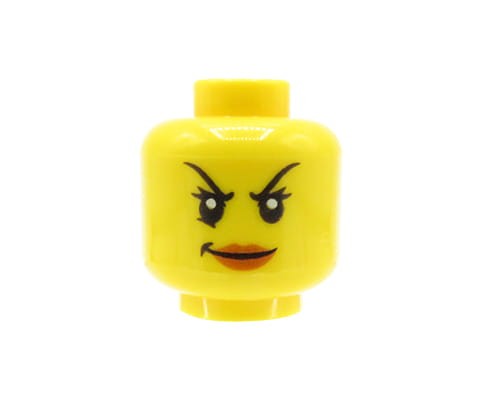 Go to product LEGO minifigure head - woman, raised eyebrows
