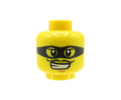 Go to product LEGO minifigure head - man, black mask, moustache