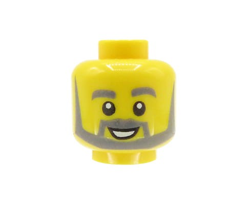 Accéder au produit Tête de figurine LEGO - homme, barbe et moustache