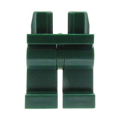 LEGO minifigure legs - dark green pants