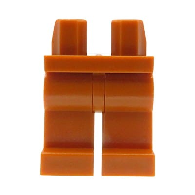 Accéder au produit Jambes de figurine LEGO - pantalon orange foncé