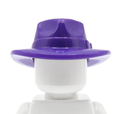 Accéder au produit Chapeau fedora LEGO, large bord - violet foncé