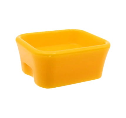 LEGO Friends roasting pan / rectangular bowl - bright light orange