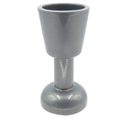 LEGO goblet - flat silver
