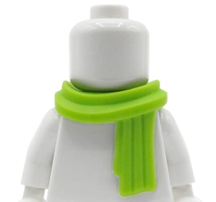LEGO szalik w kolorze limonkowym