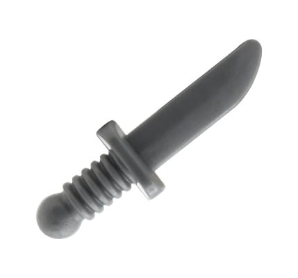 LEGO knife / dagger - dark bluish gray