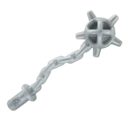 Go to product LEGO spiked flail / mace - pearl light gray