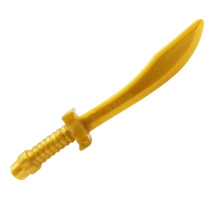 Accéder au produit LEGO Ninjago épée dao / sabre - or perle