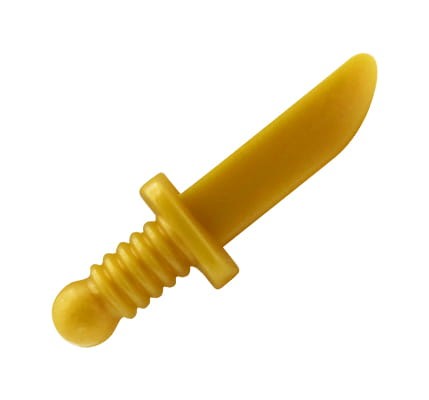 LEGO knife / dagger - pearl gold