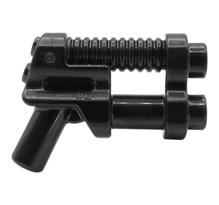 LEGO double-barrel gun / pistol - black