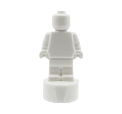 LEGO statuette / trophy / microfigure - white