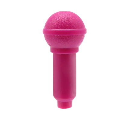 LEGO mikrofon w kolorze różowym (magenta)