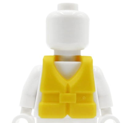 LEGO kapok / kamizelka ratunkowa w kolorze żółtym