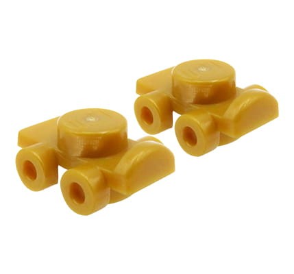 LEGO roller skates - pearl gold (pair)