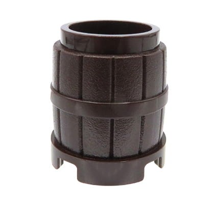 LEGO barrel / container - dark brown