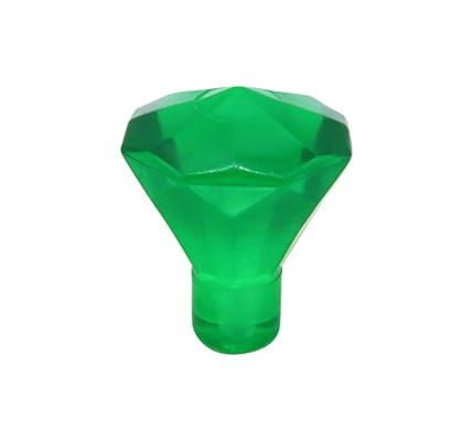 Accéder au produit Bijou LEGO / cristal / diamant - vert transparent