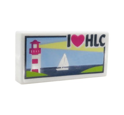 Go to product LEGO postcard with lighthouse and sailboat