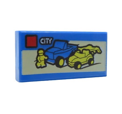 Go to product LEGO set / box of bricks - blue with cars
