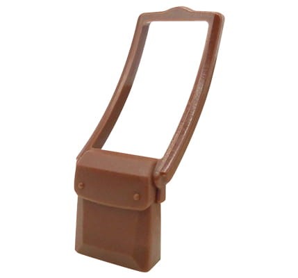 Accéder au produit Sac messager / pochette LEGO - brun rougeâtre