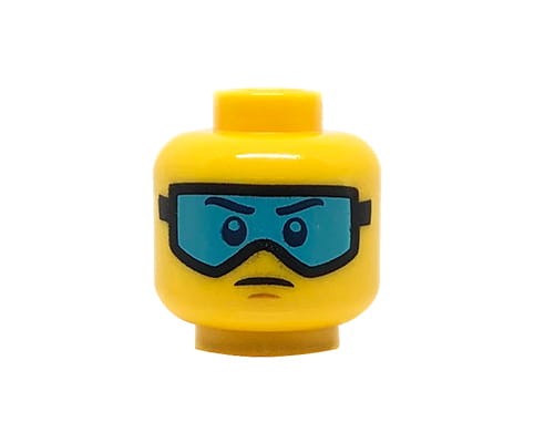 Go to product LEGO minifigure head - man, ski goggles