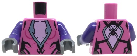 Tors figurki LEGO Overwatch Widowmaker.
