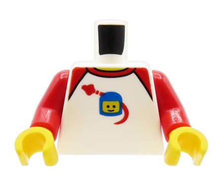 LEGO Minifigur Torso - Weltraum-Enthusiast / Shirt mit Astronaut