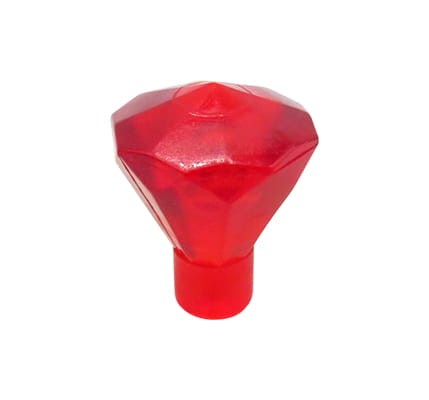 LEGO jewel / crystal / diamond - trans-red