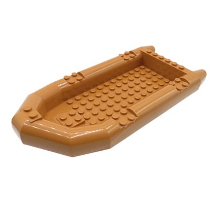 Accéder au produit Bateau LEGO / grand radeau pneumatique - nougat moyen