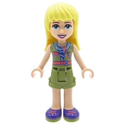Go to product LEGO Friends Minifigure - Stephanie - green shorts and top