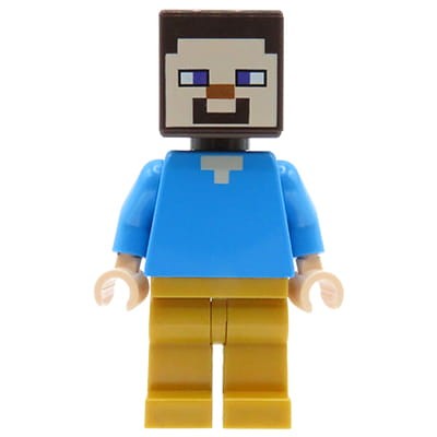 Accéder au produit Figurine LEGO Minecraft - Steve - jambes dorées