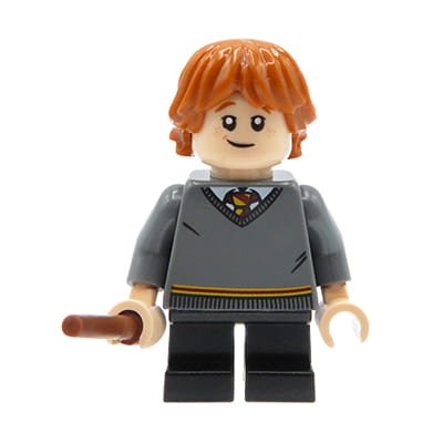 Accéder au produit Figurine LEGO Harry Potter - Ron Weasley - pull, jambes courtes