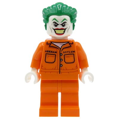 LEGO DC Super Heroes Minifigure - Joker - orange prison jumpsuit