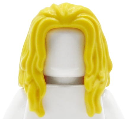 Accéder au produit Cheveux de figurine LEGO - femme, jaunes, longs