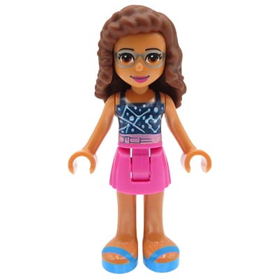 Accéder au produit Figurine LEGO Friends - Olivia - jupe rose