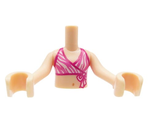 Accéder au produit Mini-torse de poupée LEGO Friends - haut de bikini
