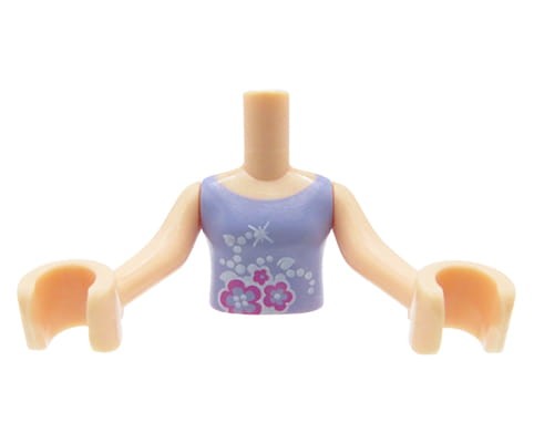 Accéder au produit Mini-torse de poupée LEGO Friends - haut lavande
