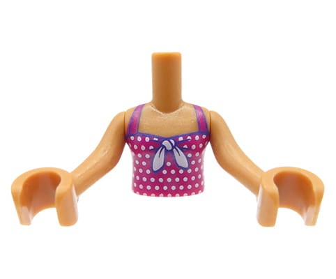 Accéder au produit Mini-torse de poupée LEGO Friends - haut dos nu magenta