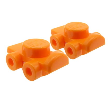 LEGO roller skates - orange (pair)
