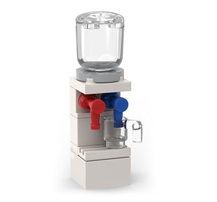 Accéder au produit Cuisine / Bureau : Distributeur d'eau - modèle en briques LEGO