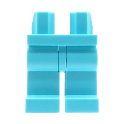 Nogi / spodnie figurki LEGO lazurowe (medium azure)