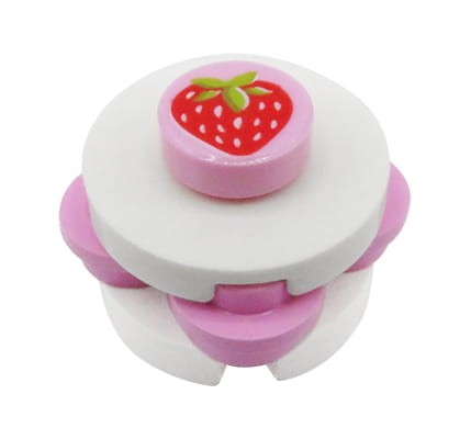 LEGO cake / pie with strawberry