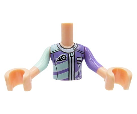 Accéder au produit Mini-torse de poupée LEGO Friends - veste avec fermeture éclair