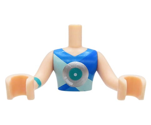 Accéder au produit Mini-torse de poupée LEGO Friends - haut bleu, bracelet