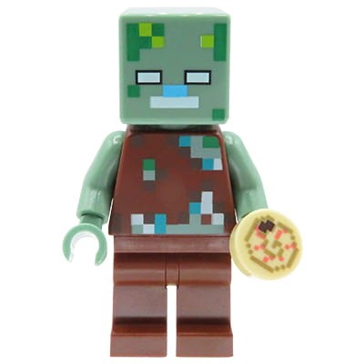 Accéder au produit Figurine LEGO Minecraft - Zombie noyé + ammonite