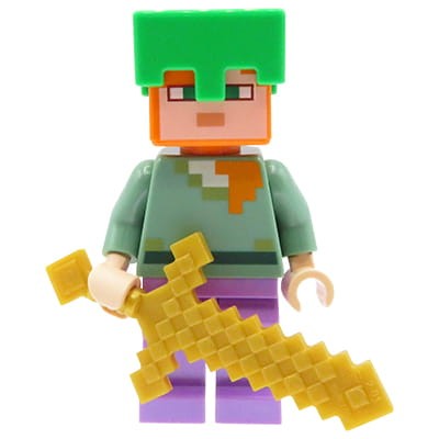Accéder au produit Figurine LEGO Minecraft - Alex - casque et épée