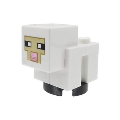 Go to product LEGO Minecraft Minifigure - Sheep / Lamb - white