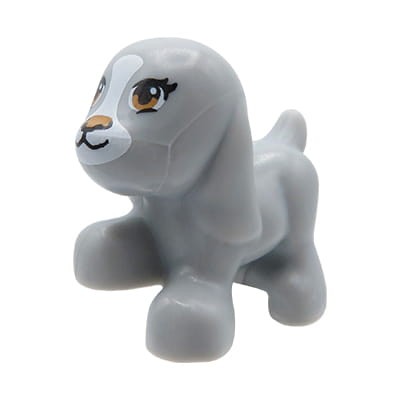 LEGO Friends little dog / puppy - light bluish gray
LEGO Friends pies / piesek / szczeniak / szczeniaczek - jasny szary