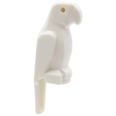 LEGO papuga w kolorze białym. Element nowy, oryginalny, pochodzący z jednego z zestawów LEGO