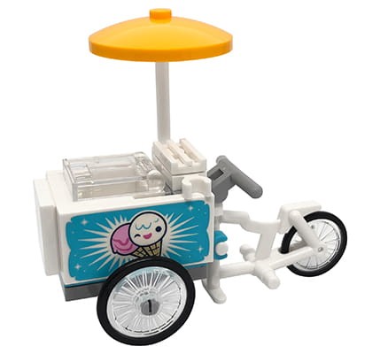 Go to product LEGO ice cream cart / ice cream shop on wheels 