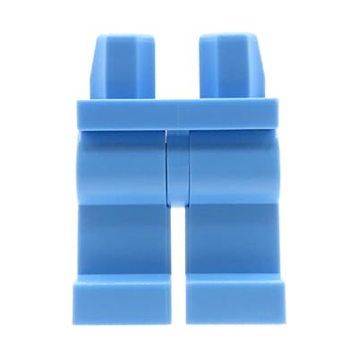 Accéder au produit Jambes de figurine LEGO - pantalon bleu moyen